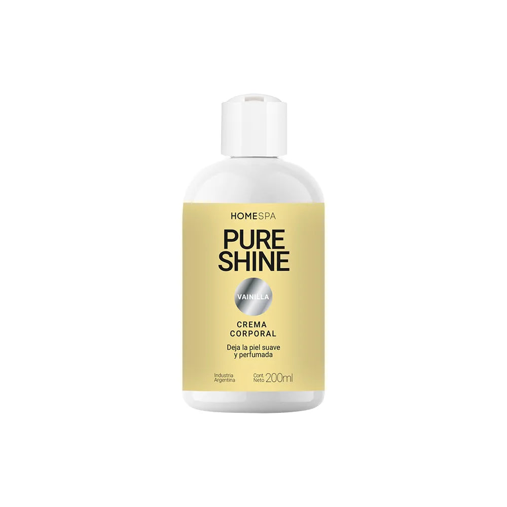 Crema Corporal Home Spa Pure Shine Vainilla x 200 ml